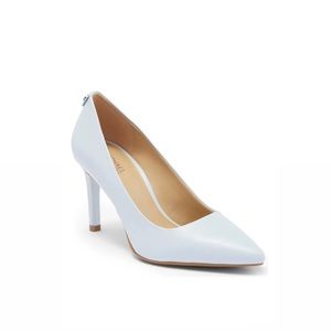 MICHAEL Michael Kors light blue velvet heels. Size 7.